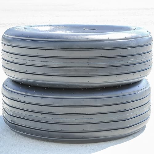 Set of 2 (TWO) Forerunner QH641 Tractor All-Season Tires-11L-15 11-15 11X15 Load Range 12-Ply (TT) BSW Black Side Wall