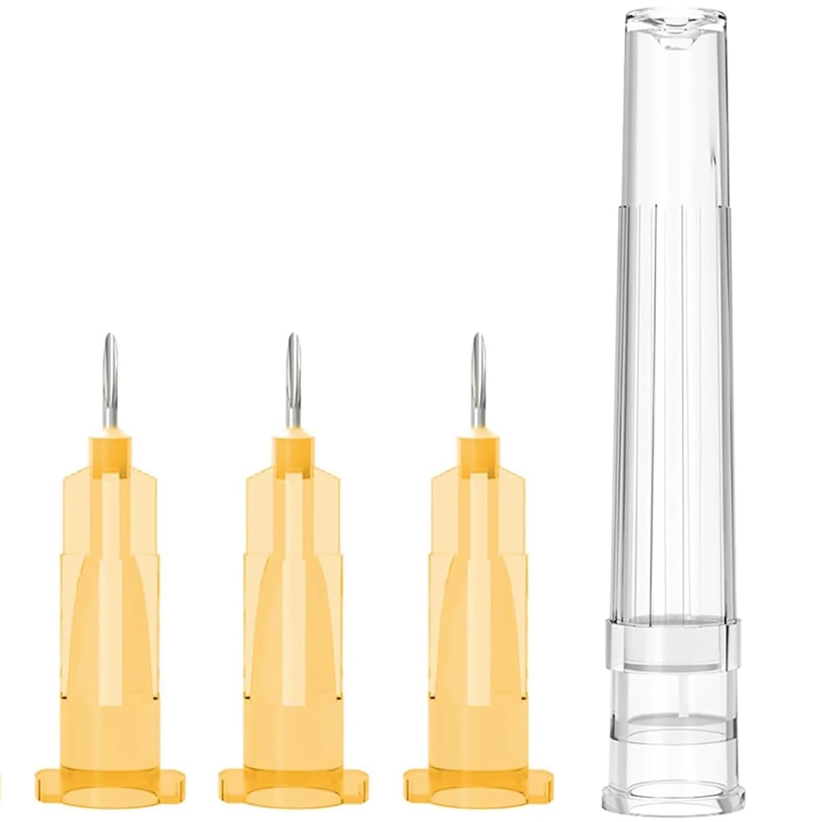 100 Pcs 25 Gauge 5/8-Inch(16mm) Needle Luer Lock Lab Accessories, with Cap, Individually Wrapped, for Scientific & Industrial — Amazon image 8