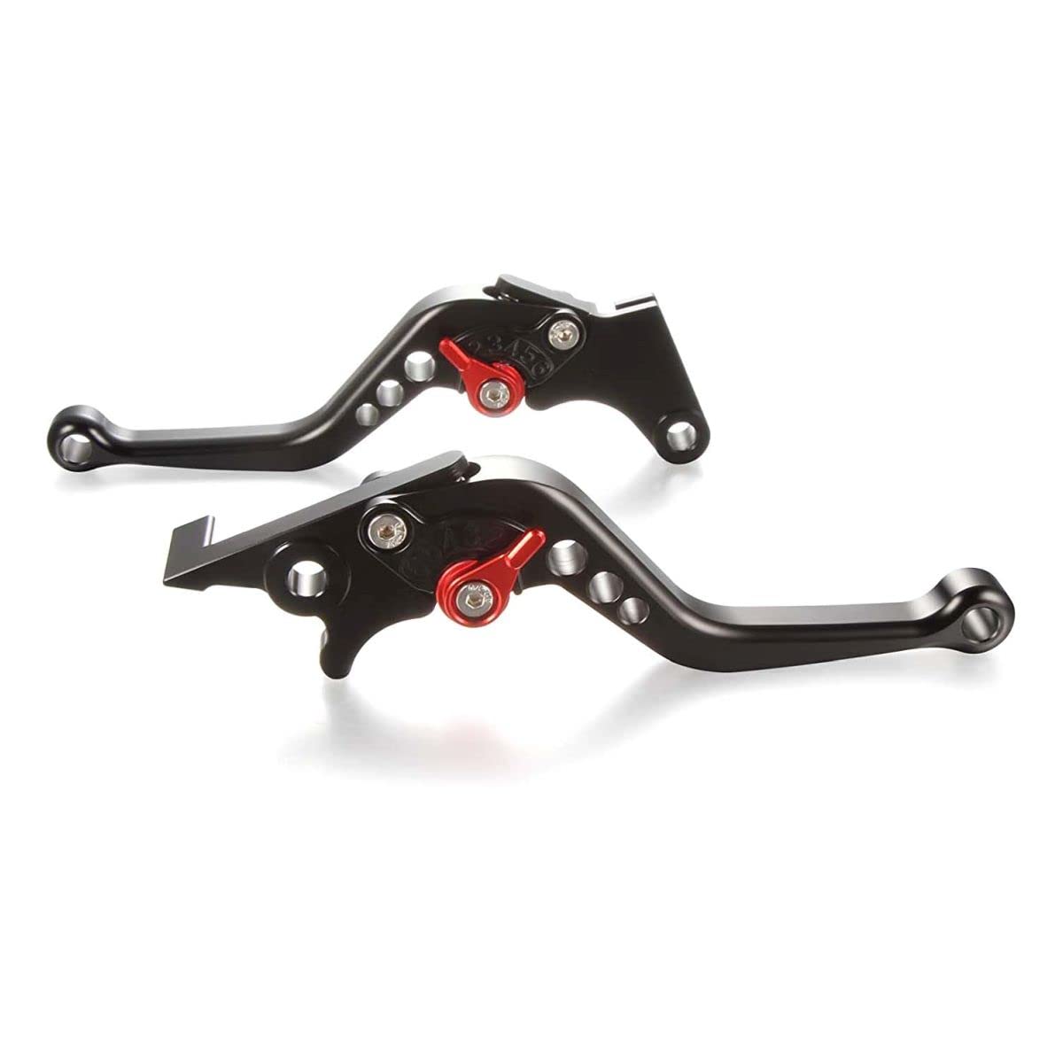– Short Brake Clutch Levers Set CNC Adjustable for CBR125R 2004-2017 CBR150R 2004-2016