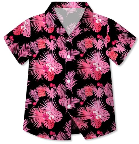 Image of Betusline Girls' and Womens' Hawaiian Shirt Blouse Button Down Beach Shirts