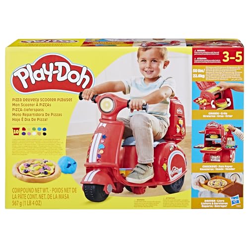 Play-Doh F8803 Pizza Delivery Scooter Playset thumb #1