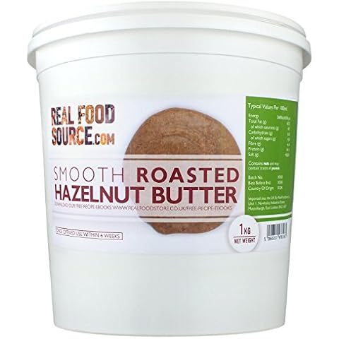 RealFoodSource Roasted Hazelnut Butter 1KG Cover