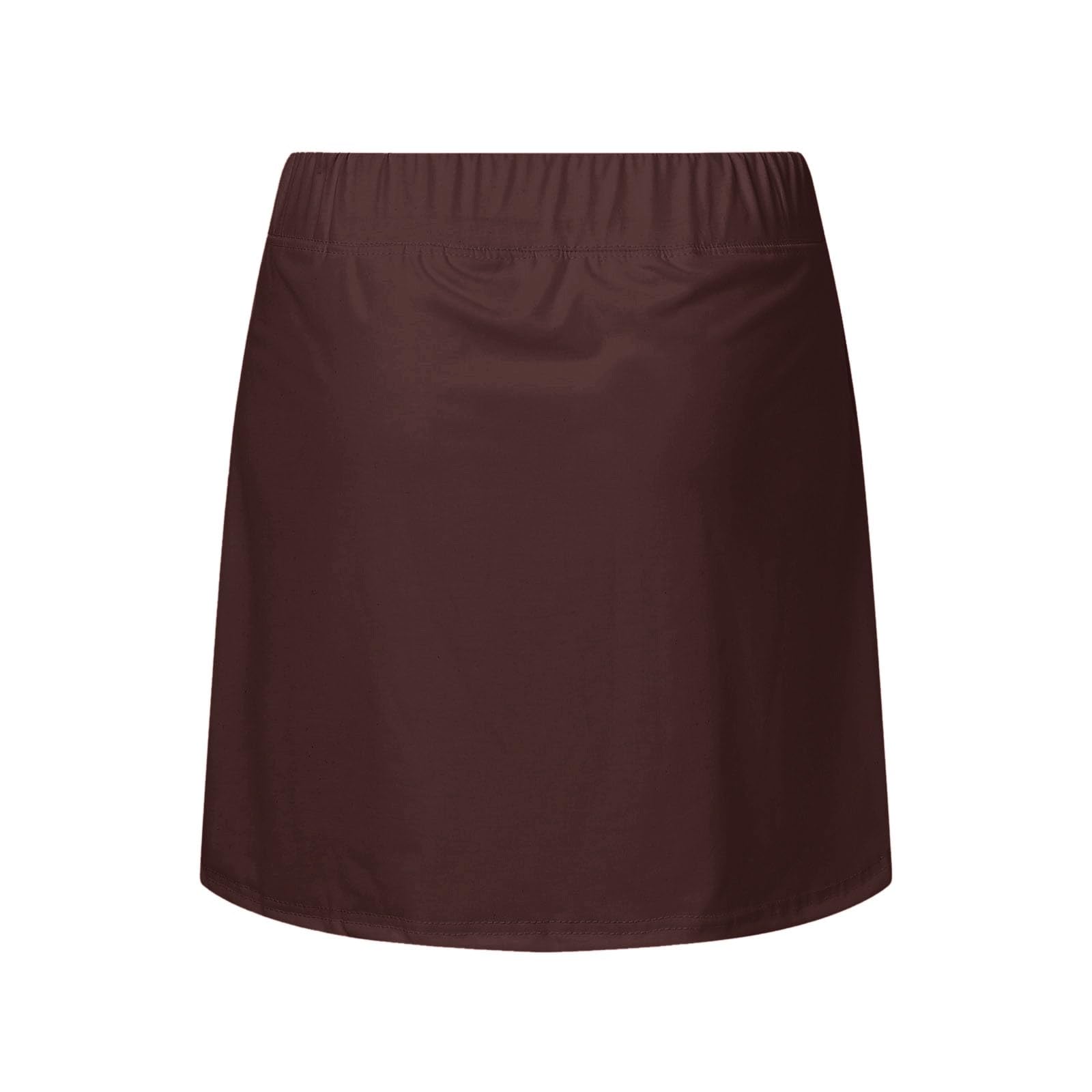 Tennisrock Damen Mit Hose Kurz Sommerrock Hohe Taille Sport Hosenrock Outdoor Atmungsaktive Sommer Sportrock Rock Golfrock