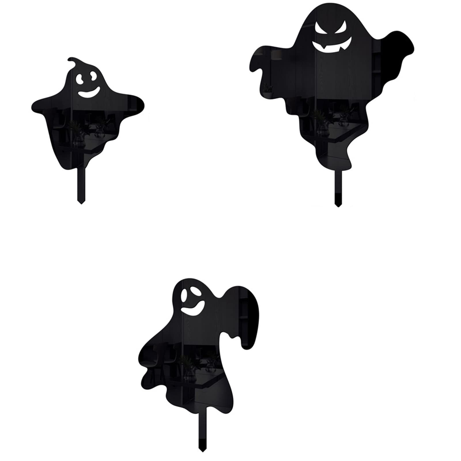 Jazuaiao Halloween Yard Sign 1 / 3pcs Household Decorative Scary Ornament for Outdoor Garden Decoration Gift Supply Halloween Signs Stakes Outdoor Decorations