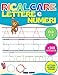 Ricalcare Lettere e Numeri: Lettere e Numeri da Tracciare, Prelettura, Prescrittura, Disegni da Colorare. (Libro Pregrafismo, Imparare a Scrivere)