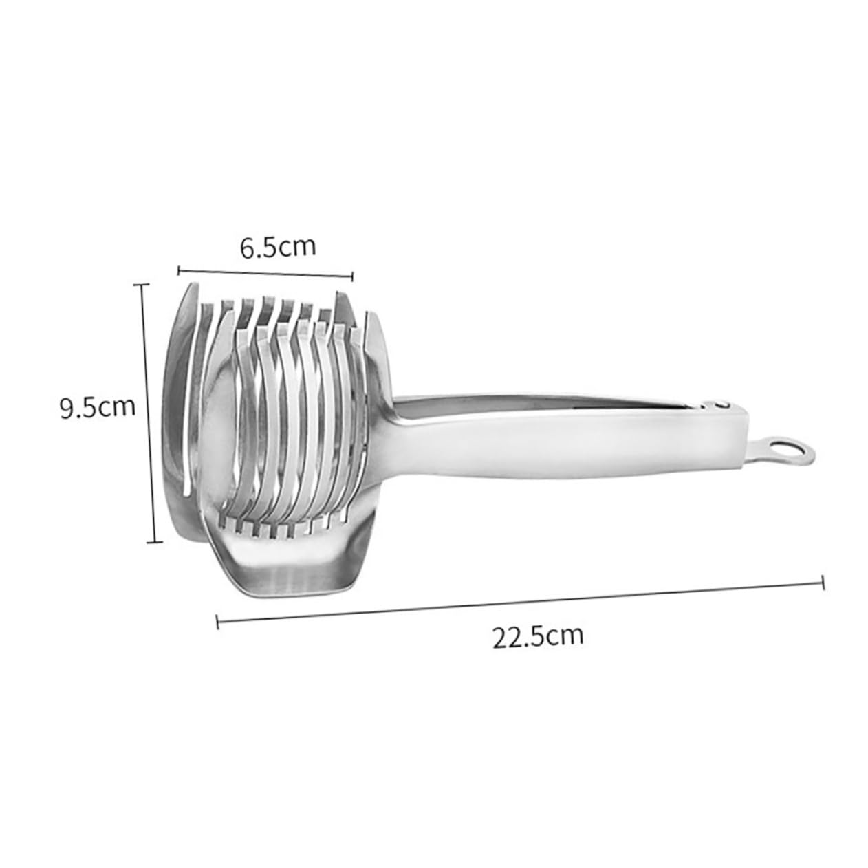 NAMOARLY Stainless Steel Slicer Lemon Onion Tomato Egg Slicer Kitchen Fruit Vegetable Cutting Tool