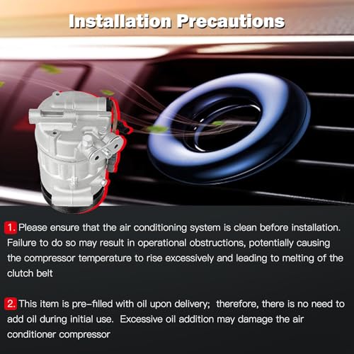 Image of CCIYU AC Compressor w /Clutch for Buick Regal 2.4L 2012-2013