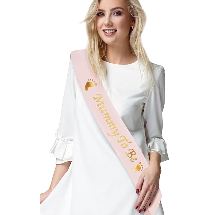 Buy Mom to be sash Mommy To Be Rose Satin Sash Baby Shower