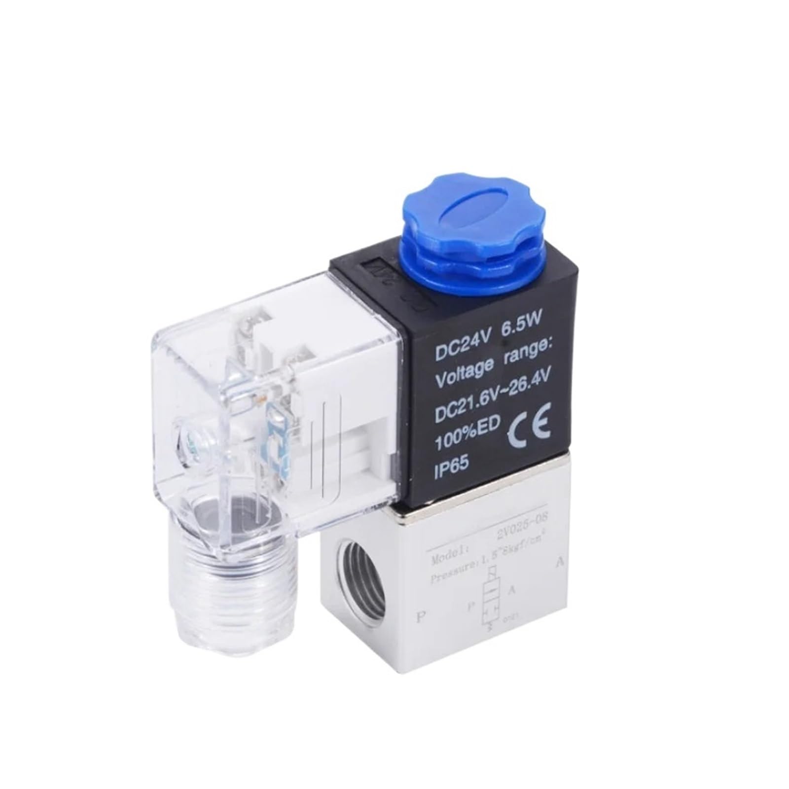 Électrovanne pneumatique 2V025-08 évite les fuites d'air comprimé normalement fermée 220V 1/4