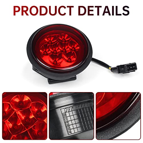 Cpowace Red Led Tail Light Compatible With Can-Am Outlander Renegade Commander Maverick 2011-2017 Pack Of 2 #TOP3