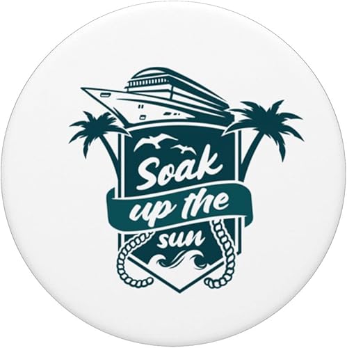 Miniatura 3 de Soak Up The Sun - Cruise Ship PopSockets Swappable PopGrip