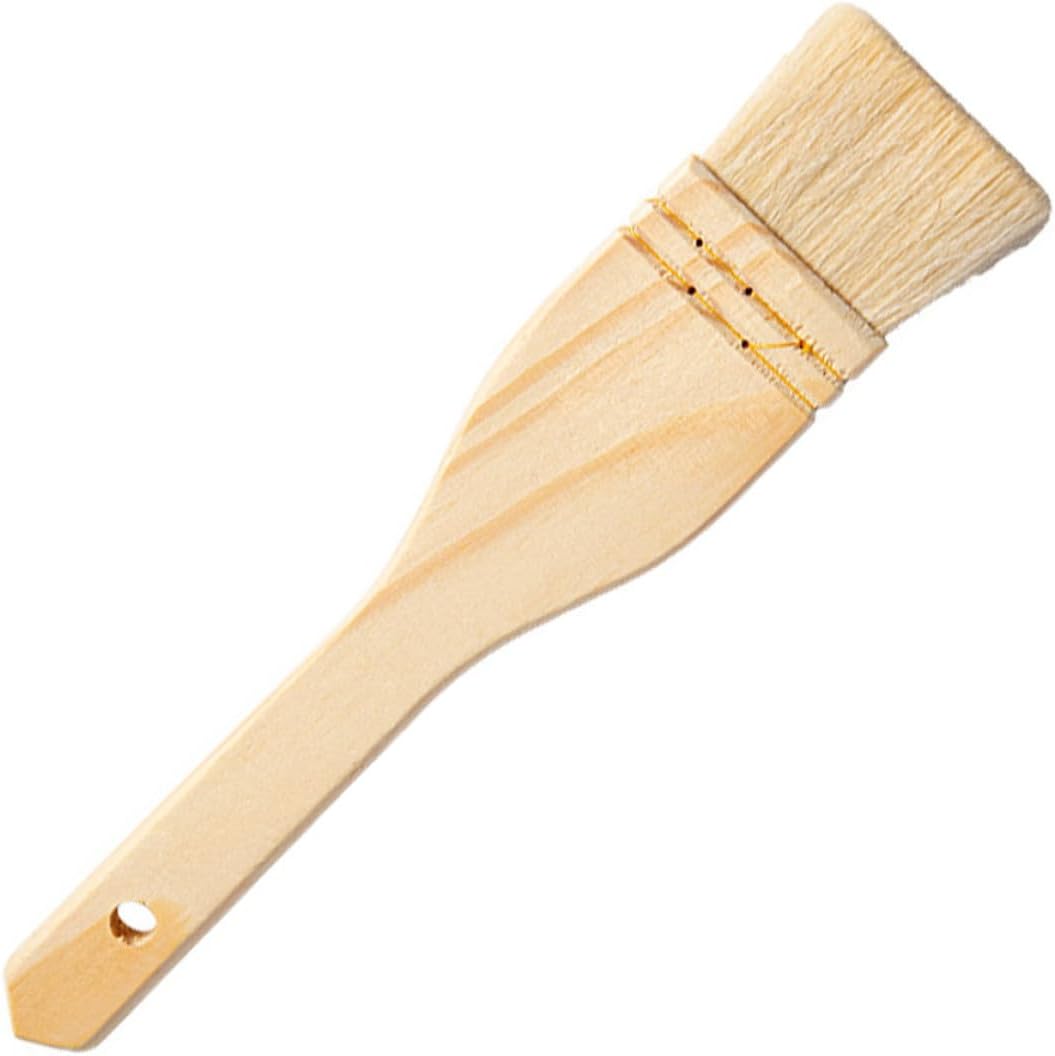 Abaodam Basting Brush for Grilling and Baking Small Wool Pastry Brush with Wooden Handle for Bbq and Kitchen Cooking
