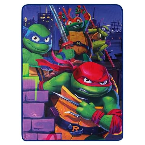 Northwest TMNT Micro Raschel Blanket Cover