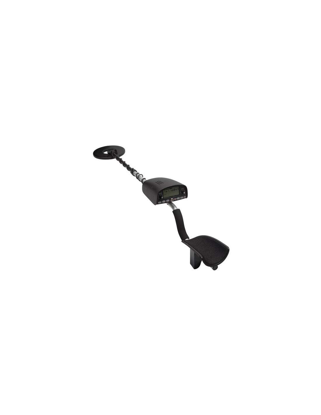 Velleman Detector de Metales con Bobina de búsqueda Impermeable de 24 cm, Pantalla LCD, Profundidad de detección hasta 25 cm, sensibilidad y discriminación Ajustables, conexión para Auriculares de