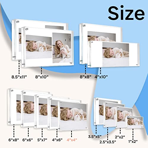 Canetti Original Magnet Frame Square 4X4 Inch #TOP6