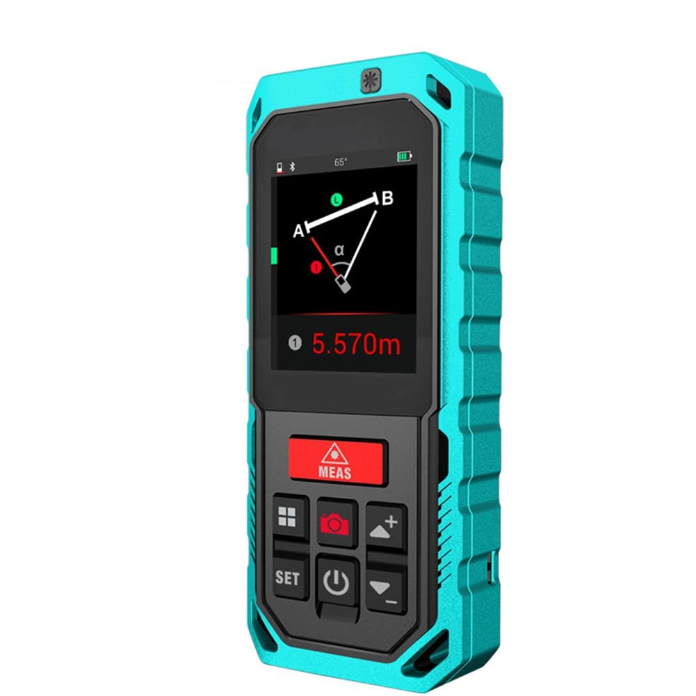 Medidor de Distancia para Cámara, Telémetro Bluetooth Profesional para Exteriores de 60 M para Cualquier Herramienta de Medición de Dos Puntos