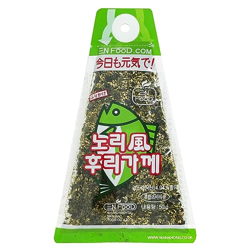 WaNaHong Sigewon Furikake Katsuo Bonito Sushi Riso Condimento Fiocchi 50g (Sapore di alghe (50g))