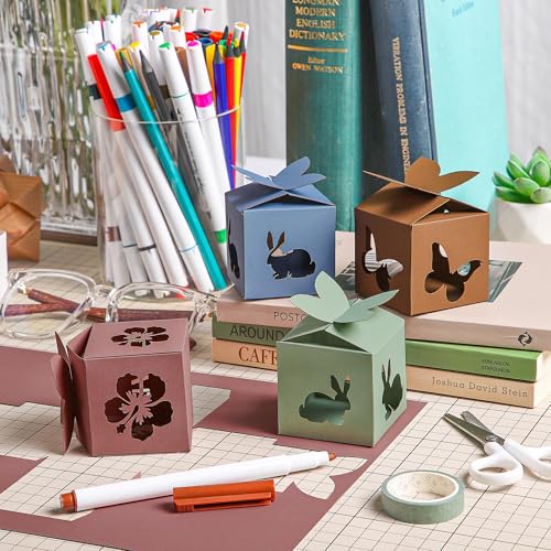 60 Sheets Morandi Mixed Colors Cardstock 8.5 x 11 Inch Card Stock Boho Paper 250GSM/92LB Thick Paper for Card Making Scrapbooking DIY Crafts UAP31MX60 - Thumbnail 5