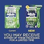 Gillette Sensor3 Sensitive Men's Disposable Razor, 4 Razors - Image 3