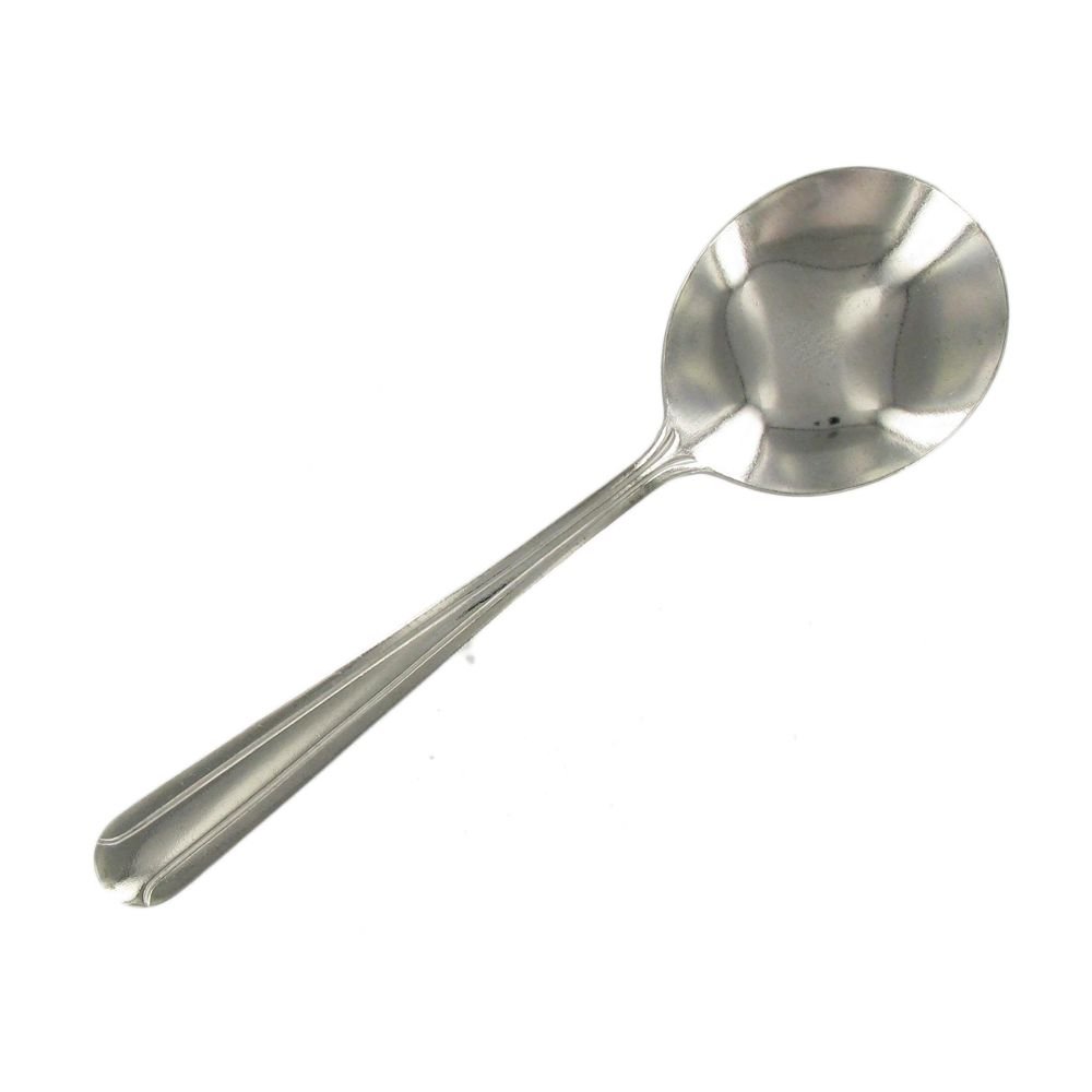 Walco Stainless Dominion - 18/0 Medium Weight Bouillon Spoon / Case of 2 Dozen