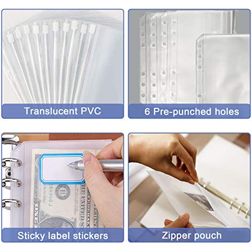 Raccoglitore Documenti, 6 Anelli A6 Raccoglitore a...