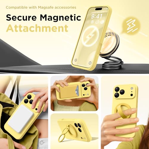 Image of GolbinBox Magnetic for iPhone 18 Pro Case /17 Pro Case, Buttercream Yellow