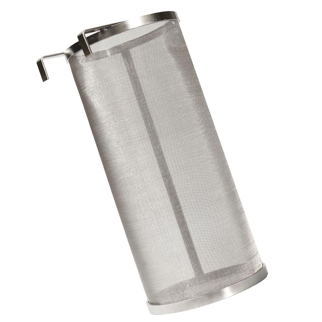 Filtro de cerveza Spider Strainer duradero de plata y 35.5 x 15.3 cm