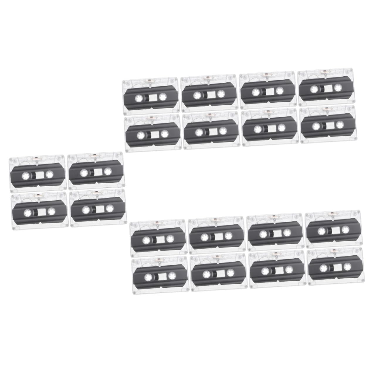 OSALADI 20 Pcs Blank Audio Tape Empty Audio Tapes Blank Cassette Tapes Recordable Audio Tapes Recordable Audio Cassette Tapes Blank Audio Cassette