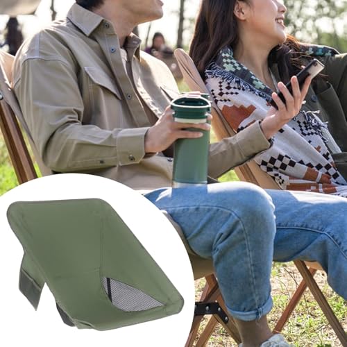 Housse de rechange pour chaises pliantes verte idéale pour pique-nique et jardin