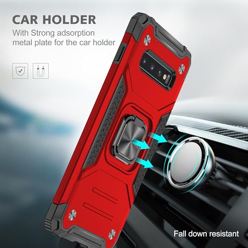 Dionsibei 753775583451223 Galaxy S10 Plus Case S10+ Plus Case Military Grade Built-In Kickstand Case thumb #3