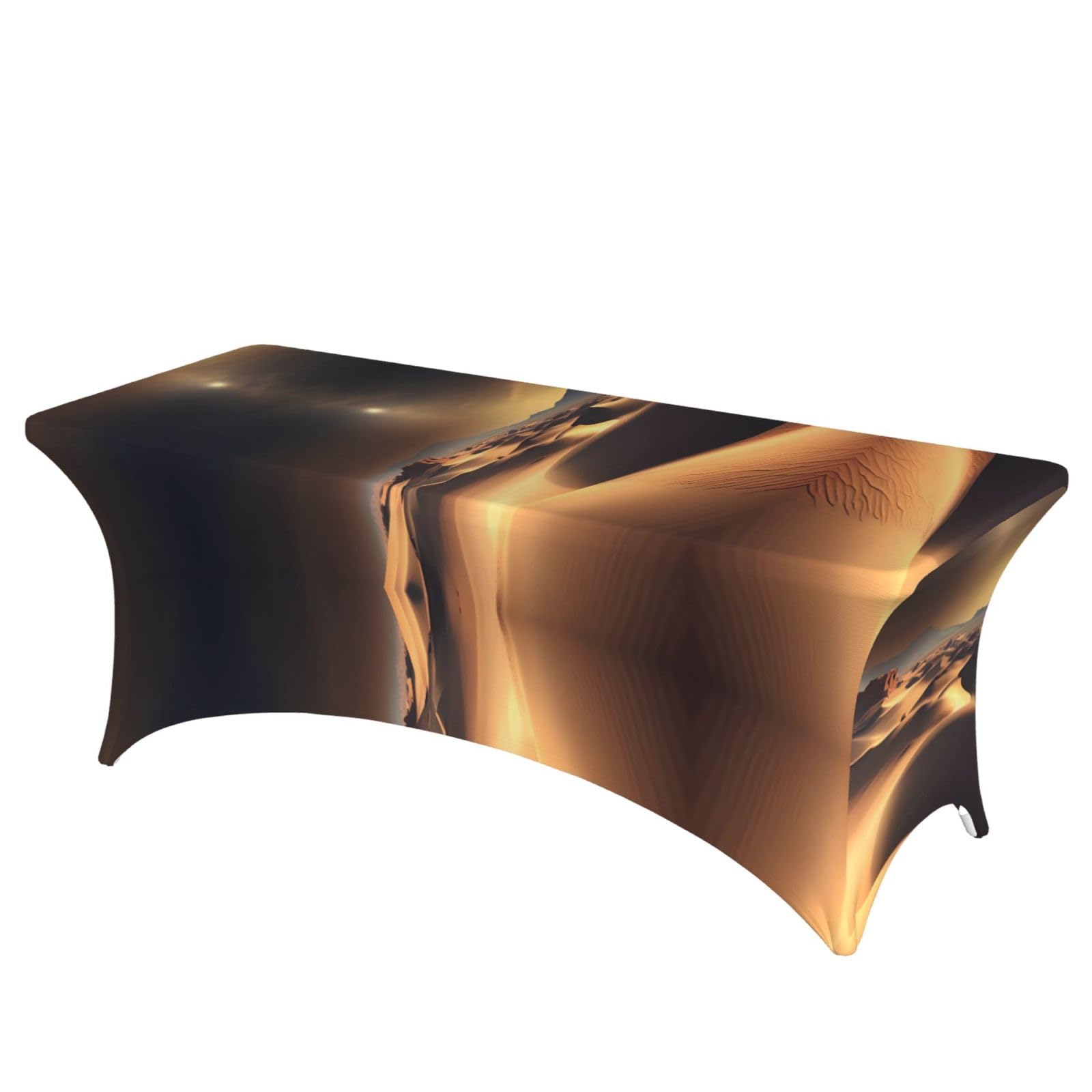 Nappe Sahara 1,8m avec housses de coin intégrées pour table rectangulaire