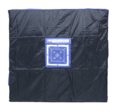 KD Carrom Board Cover Champion Board Quality Full Cover with Extra Pocket for Coins, Striker & Powder (Jumbo)