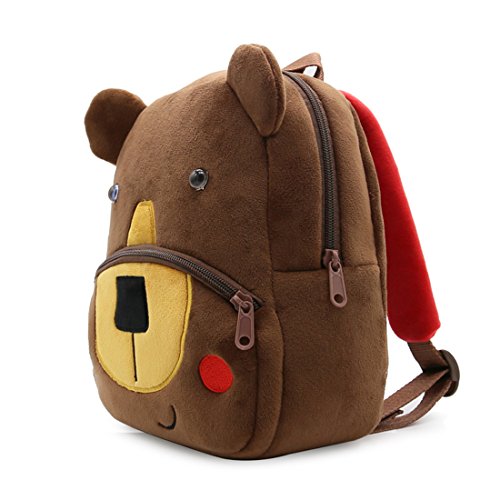 Children-Toddler-Preschool-Backpack-Plush-Animal-Cartoon-Backpack-Baby-Kids-School-Satchel-Travel-Lunch-Bags