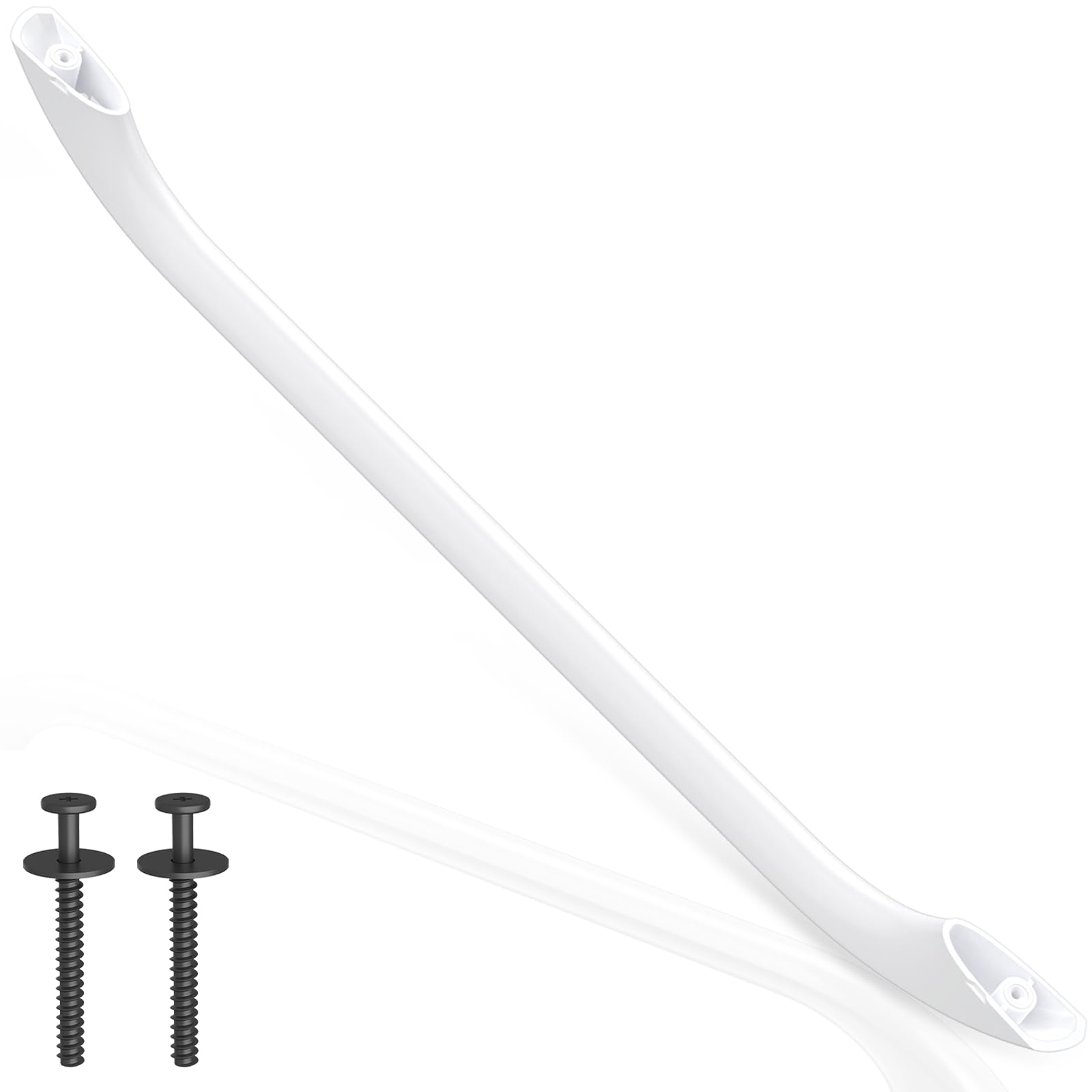 Manija de puerta de horno mejorada 316545301 de repuesto compatible con estufa eléctrica Frigidaire, color blanco