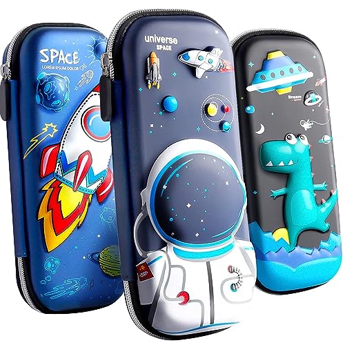 Kienlix 3D Cover EVA Space Astronaut Theme Pencil Case Large Capacity Pencil Pouch Bag Compass School Pouch Organizer for Students Kids Premium Stylish Pen Holder Pouch Stationery Box (B0CWG6S3SC) Amazon Price History, Amazon Price Tracker