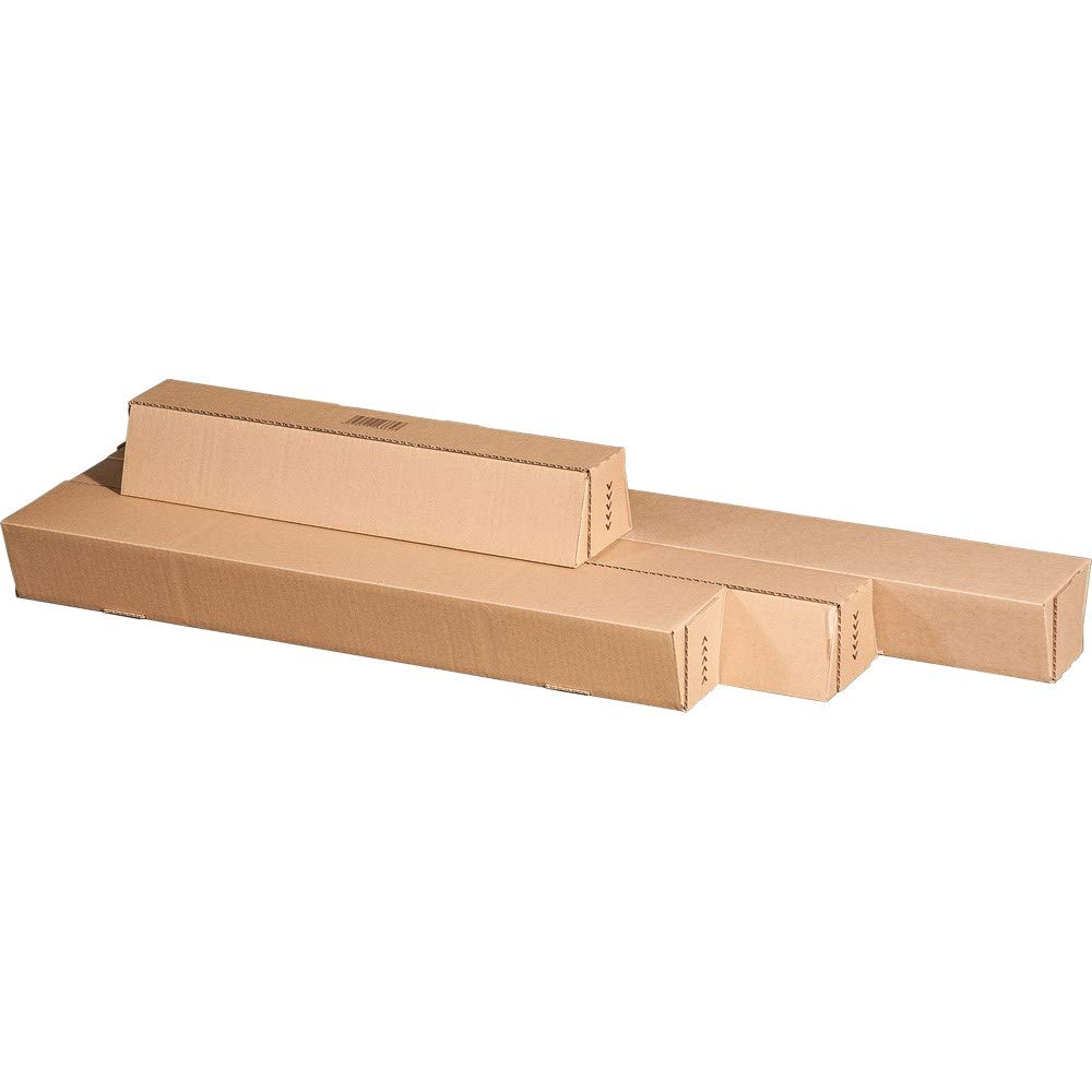 PROREGAL Mega Deal 60x Trapez-Versandverpackung A0+| LxBxH 1005x105/55x75 mm | mit Haftklebeverschluss | kein Sperrgutzuschlag | braun | Versandhülse Versandkarton Versandrolle
