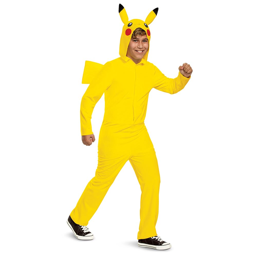 Disguise 94703J-EU-V2 Pikachu klasyczny kombinezon fantazyjny kostium, unisex dzieci, wielokolorowy