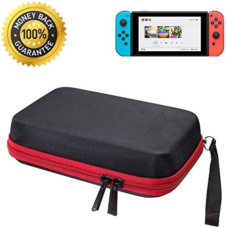 Hardshell Travel Carrying Case for Nintendo Switch, with Premium Game Cartridge Holder and Soft Inner Protect Design Protective Storage Bag