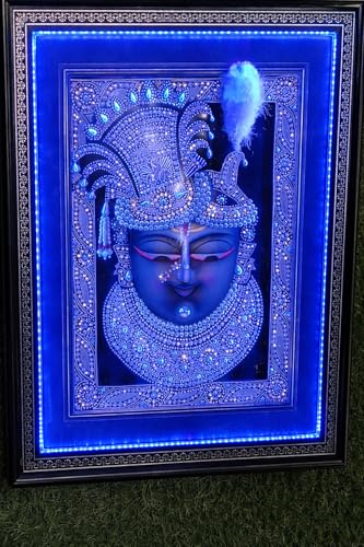 Image of Shri Nath Ji MukharBind 3D Frame Multicolor 21 * 27 (L*W) Picture Frame