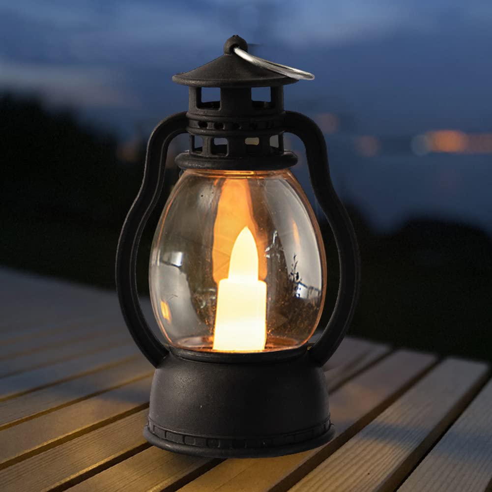 Amazon.co.jp: オイルランタンランプ、LEDヴィンテージランタン