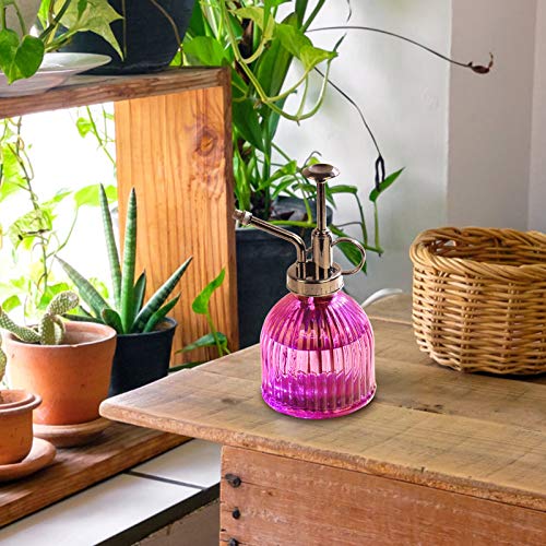 Ulikey Plantensproeier, spuitfles glas bloem water spray fles pot vintage stijl bloemenspuit waterspuitfles pomp… - Afbeelding 8