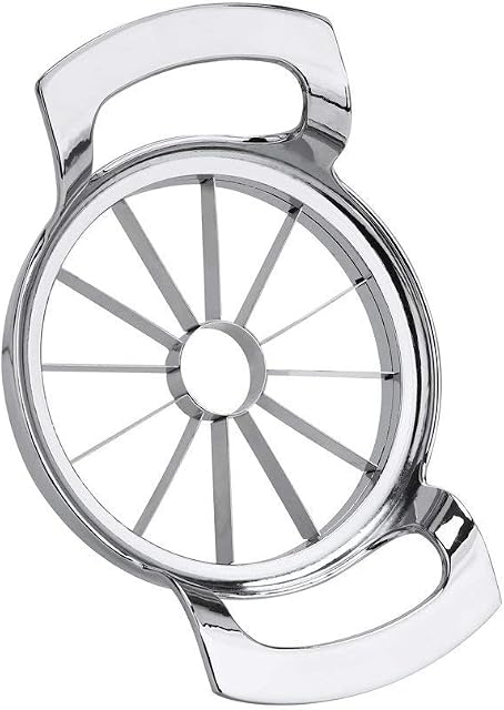 Stainless Steel Apple Slicer and Corer - FEITA 12 Blades Food Grade 304 Extra Large Heavy Duty Apple Cutter Divider up to 4 Inch Apples
