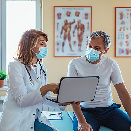 100 Pack Disposable Face Masks 3-Layer Medical Grade Safety Masks For Protection ,Usa Made Bulk Masks Comfortable & Breathable Face Mask For Adults #TOP6