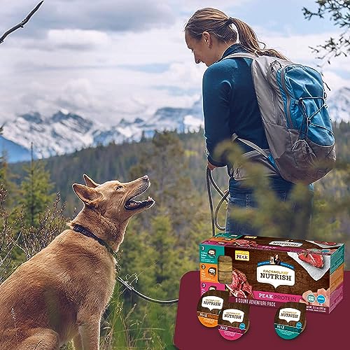 Nutrish Peak Protein Wet Dog Food Variety Pack, High Protein, Grain Free, 3.5oz Cups, (Rachael Ray), (Pack of 36) - image 7
