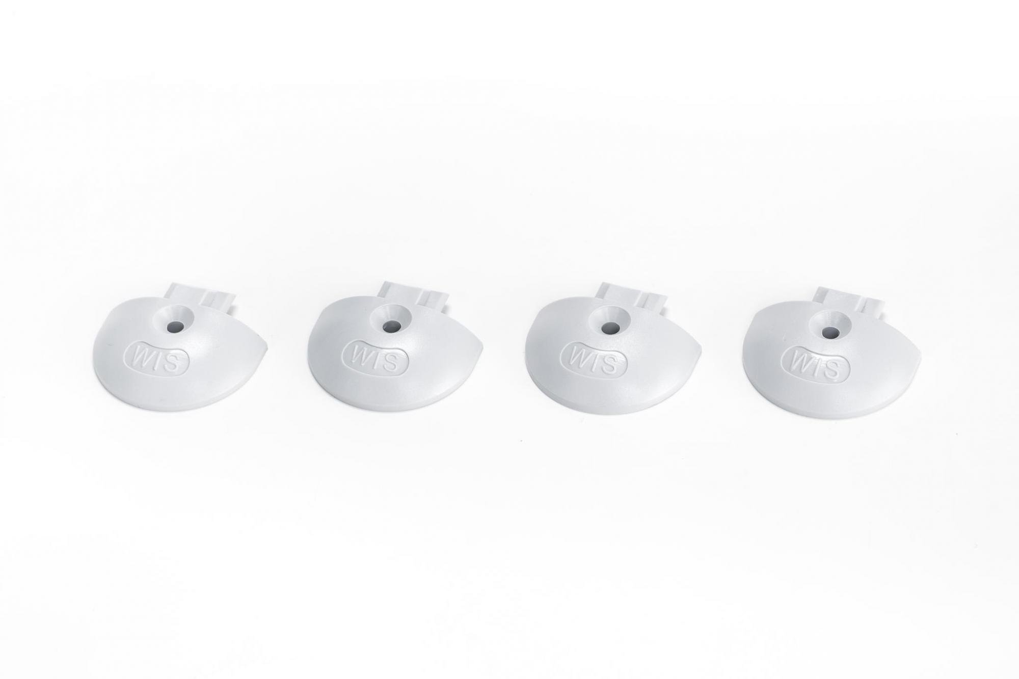 Tappi Terminali Per Guide Rettangolari - Grigio - Sicurezza E Estetica Per Trasporti - Foto 2