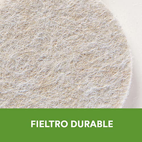 Scotch Sp808-Na Felt Furniture Pads, 3" Round, Beige, 4 Count #TOP2