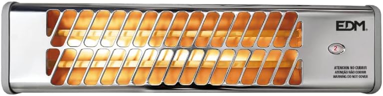 EDM 07108 Chrome Bathroom Heater 600-1200W