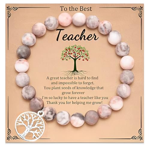 COYUN Regalos Originales para Profesores Maestro Árbol de la Vida Pulseras...