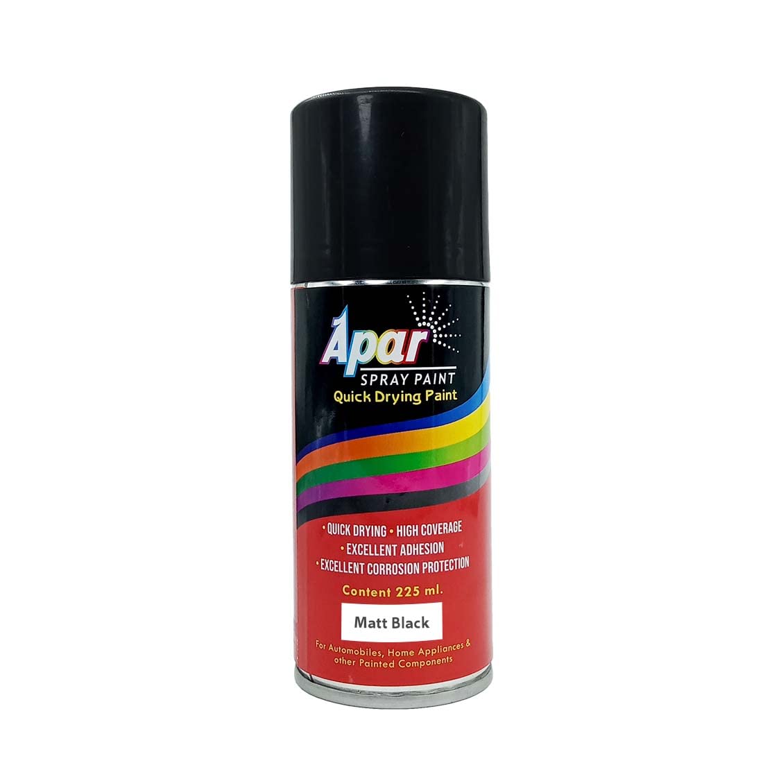 APAR Spray Paint- Matte Black 225ml (B097YKJNDG) Amazon Price History, Amazon Price Tracker