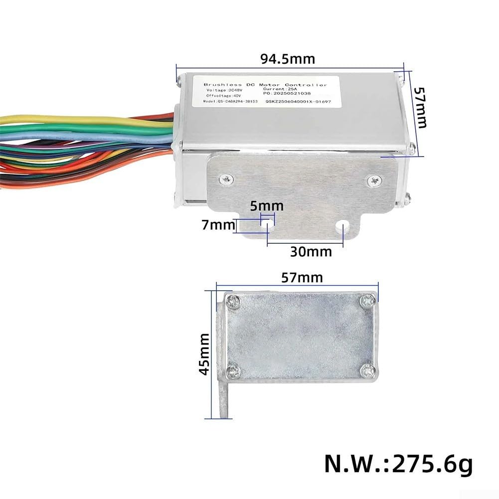48V 25A Controller per Kukirin Per G2 Max Brushless DC Motor Progettato per il funzionamento stabile e la dissipazione del calore